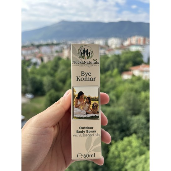 Бай Комар / Bye Komar – 100% натурален защитен спрей срещу комари, 60 ml