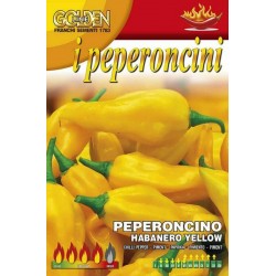 СЕМЕНА НА ЛЮТ ПИПЕР ХАБАНЕРО ЖЪЛТ