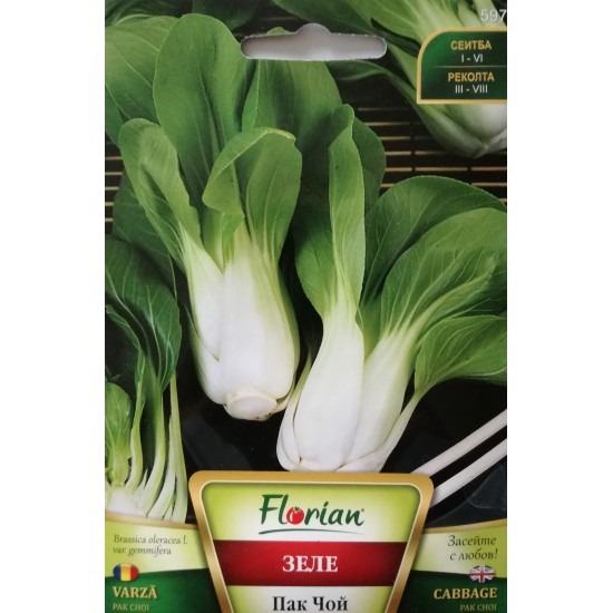 Семена на Зеле Пак Чой